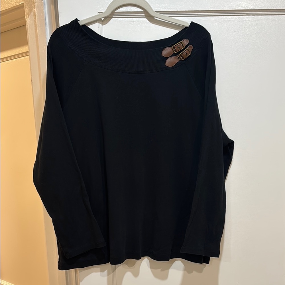 Ralph Lauren Black Boxy Sweater